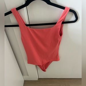 Aritzia (Babaton) pink bodysuit